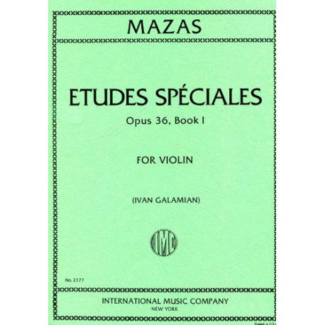 Etudes Speciales Op. 36, Book I MAZAS JACQUES-FEREOL