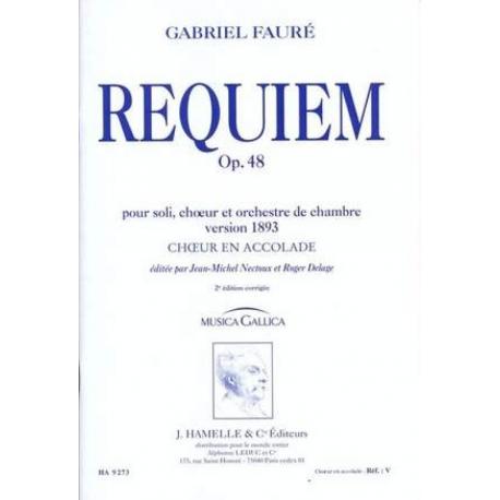Requiem Op. 48 Version 1893 FAURE GABRIEL