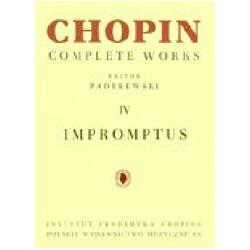Impromptus CHOPIN FREDERIC / PADEREWSKI
