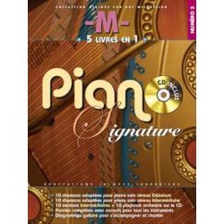 M Piano Signature 5 Recueils En 1 M