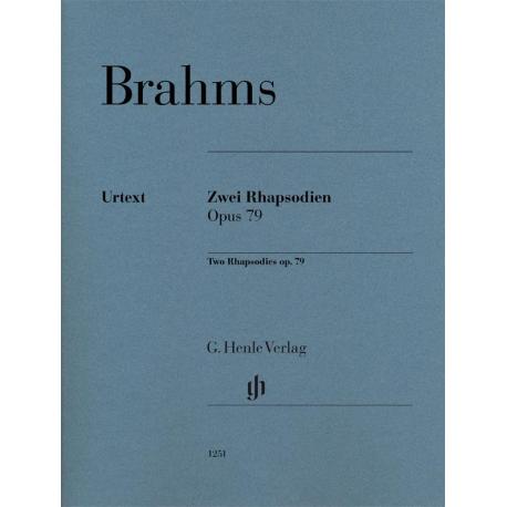 2 Rhapsodies Op. 79 BRAHMS JOHANNES