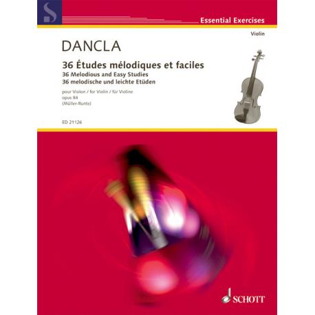 36 Etudes Mélodiques Et Faciles Op. 84 DANCLA CHARLES