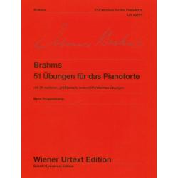 51 Exercises For The Piano BRAHMS JOHANNES