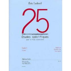 25 Etudes Spécifiques LEDEUIL ERIC