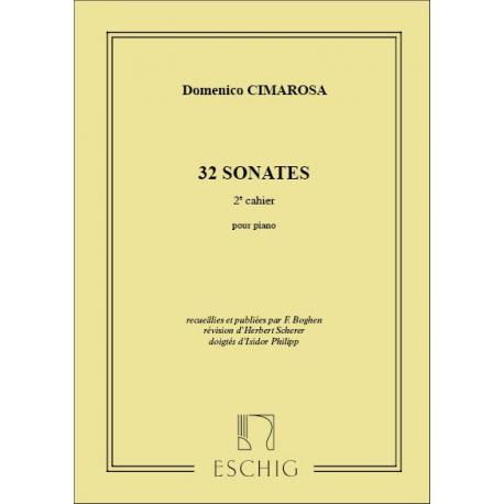 32 Sonates, Recueillies Et Publiees Par F. Boghen Et Revues Par H. Scherer CIMAROSA DOMENICO