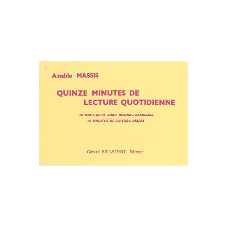 15 Minutes De Lecture Quotidienne MASSIS AMABLE