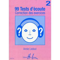 99 Tests D’Ecoute Vol.2 Corrigés LEDOUT ANNIE