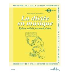 La Dictée En Musique Vol.4 – Début Du 2ème Cycle CHEPELOV PIERRE / MENUT BENOIT