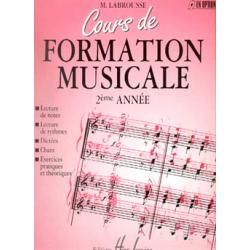 Cours De Formation Musicale Vol.2 LABROUSSE MARGUERITE