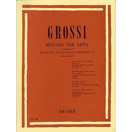 Metodo Per Arpa Con L’Aggiunta Di 65 Piccoli Studi Facili E Progressivi GROSSI M.
