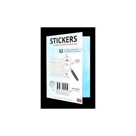 Stickers pour PIANO et CLAVIER de 49 à 88 touches
