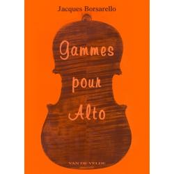 Gammes Pour Alto BORSARELLO JACQUES