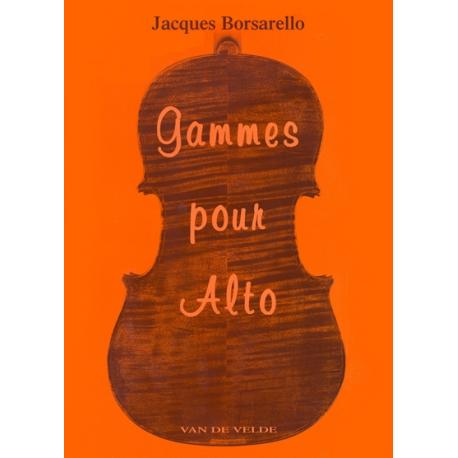 Gammes Pour Alto BORSARELLO JACQUES