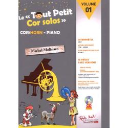 Le Tout Petit Cor Solos MOLINARO MICHEL