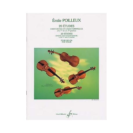 20 Etudes POILLEUX EMILE