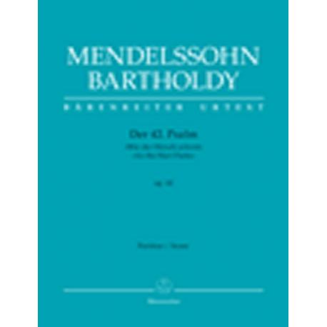 Psalm 42 Op. 42 MENDELSSOHN-BARTHOLDY FELIX