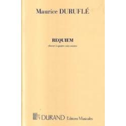 Requiem Choeurs A Quatre Voix (S.A.T.B.) DURUFLE MAURICE
