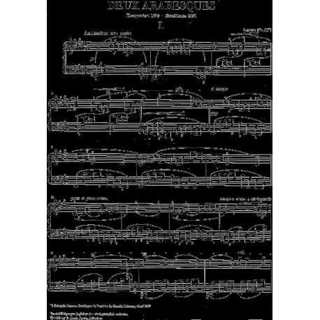 2 Arabesques DEBUSSY CLAUDE