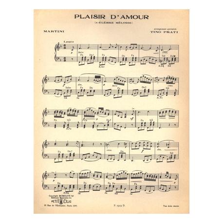 Plaisir D’Amour MARTINI JEAN-PAUL