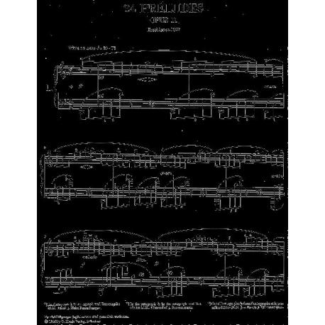 24 Preludes Op. 11 SCRIABINE ALEXANDER