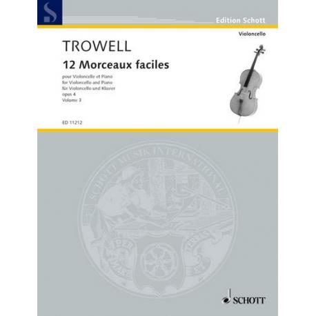 12 Morceaux Faciles Op. 4 Band 3 TROWELL ARNOLD