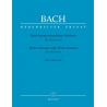 Three Sonatas and Three Partitas for Solo Violin BWV 1001-1006 BACH JOHANN SEBASTIAN