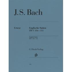 Suites anglaises BWV 806-811 BACH JOHANN SEBASTIAN