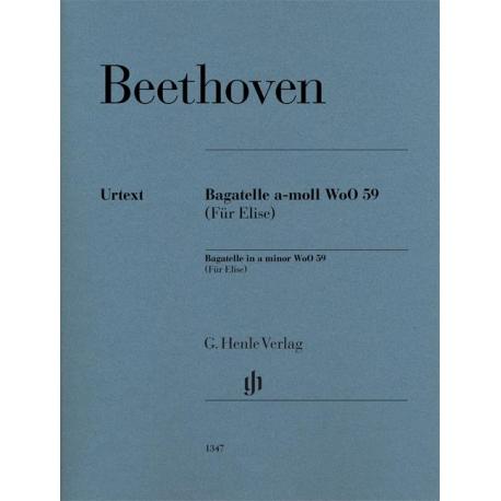 Bagatelle A-Moll Woo 59 BEETHOVEN LUDWIG VAN