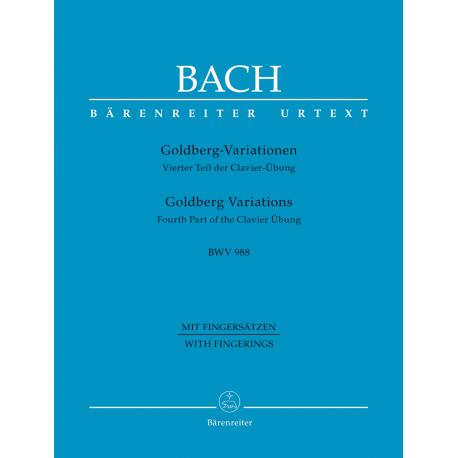 Goldberg Variations Bwv 988 BACH JOHANN SEBASTIAN