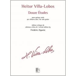 12 Etudes VILLA-LOBOS HEITOR