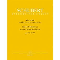 Trio In Es Für Klavier, Violine Und Violoncello SCHUBERT FRANZ