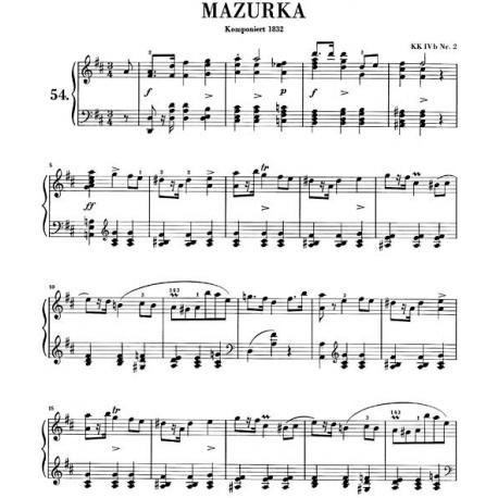 Mazurkas CHOPIN FREDERIC