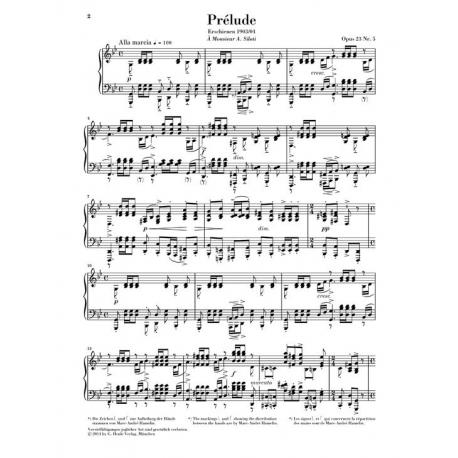 Prélude G Minor Op. 23 5 RACHMANINOV SERGEI