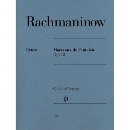 Morceaux de Fantaisie Opus 3 RACHMANINOV SERGEI