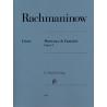 Morceaux de Fantaisie Opus 3 RACHMANINOV SERGEI
