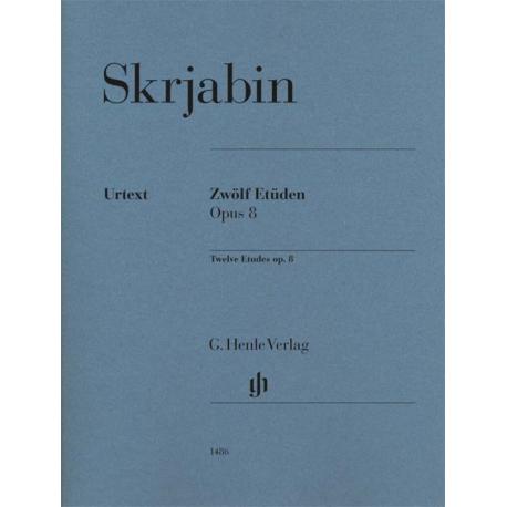 Douze Études op. 8 SCRIABINE ALEXANDER