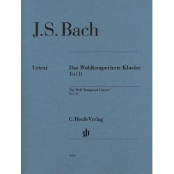Well-Tempered Clavier, Part II Without Fingering BACH JOHANN SEBASTIAN