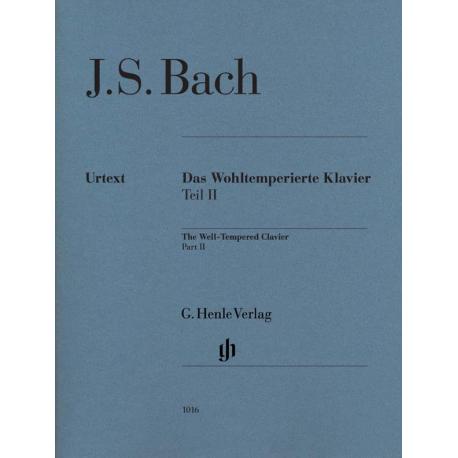 Well-Tempered Clavier, Part II Without Fingering BACH JOHANN SEBASTIAN
