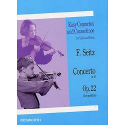 Seitz Concerto In D Op. 22 Violin/Piano SEITZ