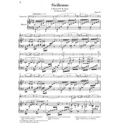 Sicilienne Op. 78 FAURE GABRIEL