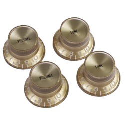GIBSON PRMK-030 LOT DE 4 BOUTONS TOP HAT GOLD