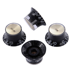 GIBSON PRMK-020 LOT DE 4 BOUTONS TOP HAT BLACK GOLD