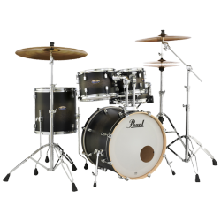 Pearl - Batterie Fusion 20" 5 fûts - Satin Black Burst - PPA DMP905C-262