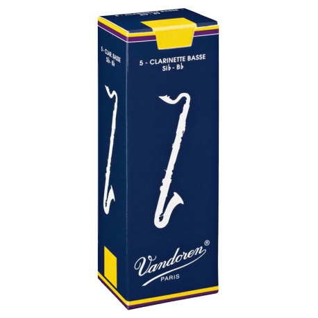 VANDOREN CR124 - 5 ANCHES CLARINETTE BASSE TRADITIONNELLE SIB 4