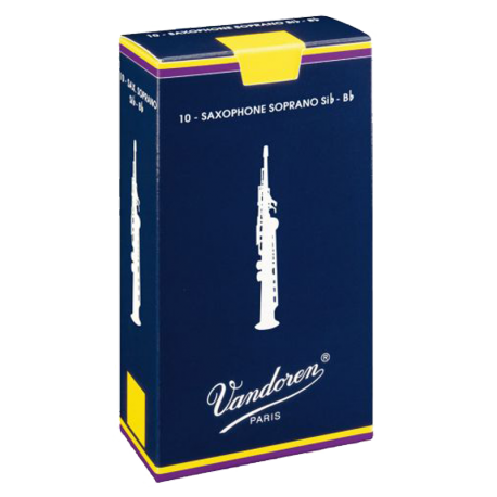 VANDOREN SR2015 - 10 ANCHES SAXOPHONE SOPRANO TRADITIONNELLE SIB 1.5